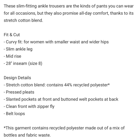 RWCo Curvy fit ankle pant - Picture 4 of 4